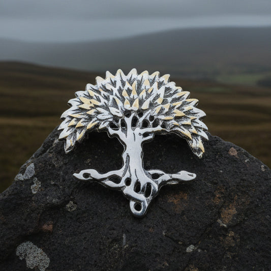 Scottish Tree of Life Brooch - Handmade in Scotland