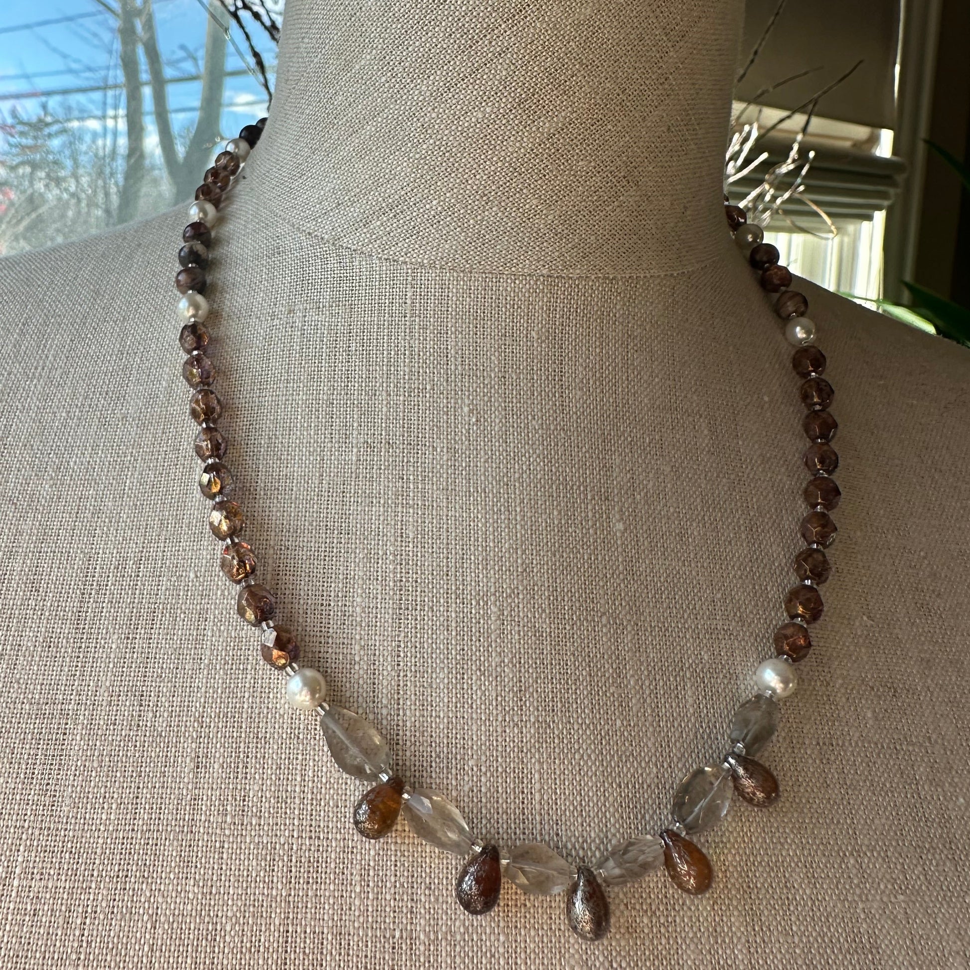 Autumn Whisper Crystal Necklace — view 6