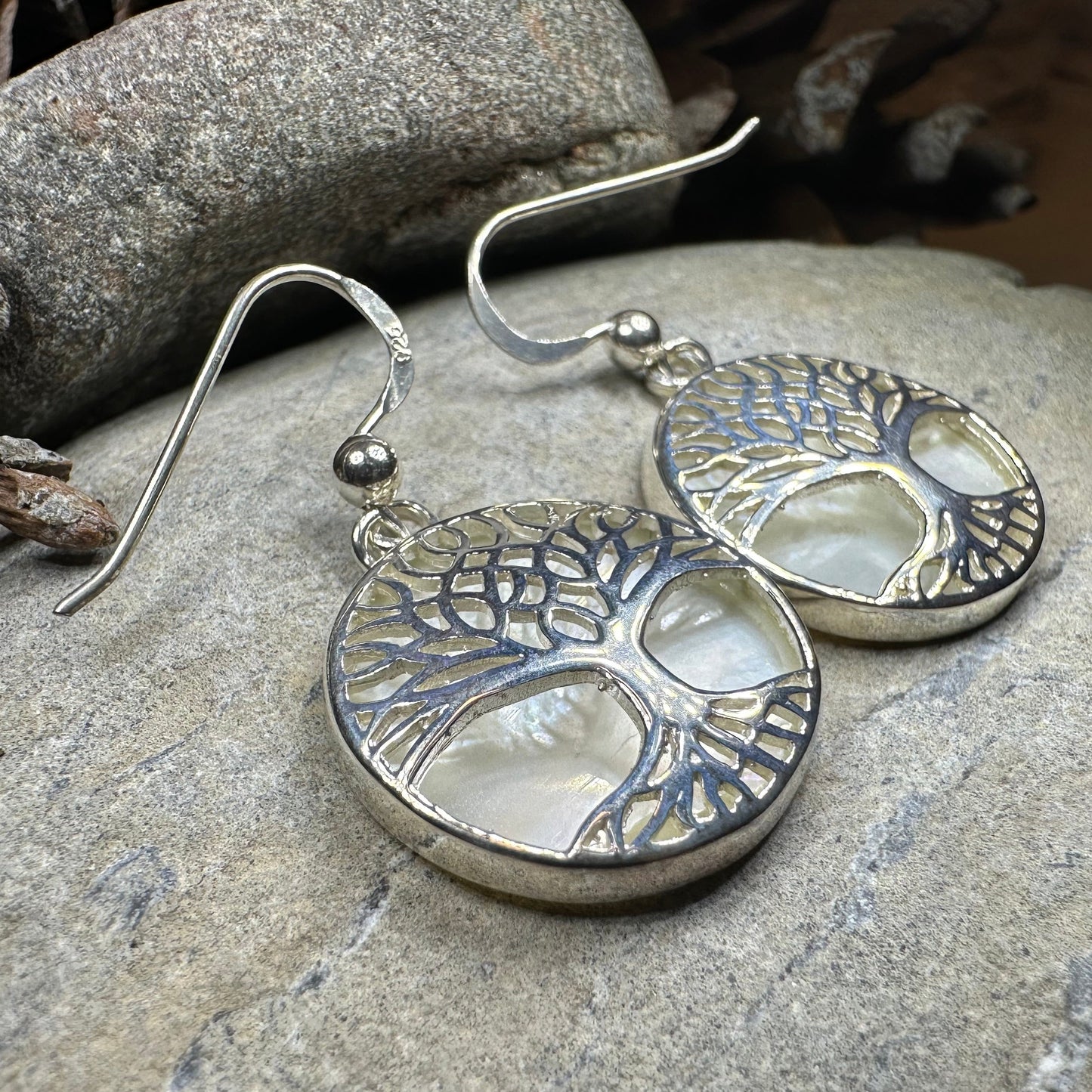 Robyn Tree of Life Earrings in Sterling Silver