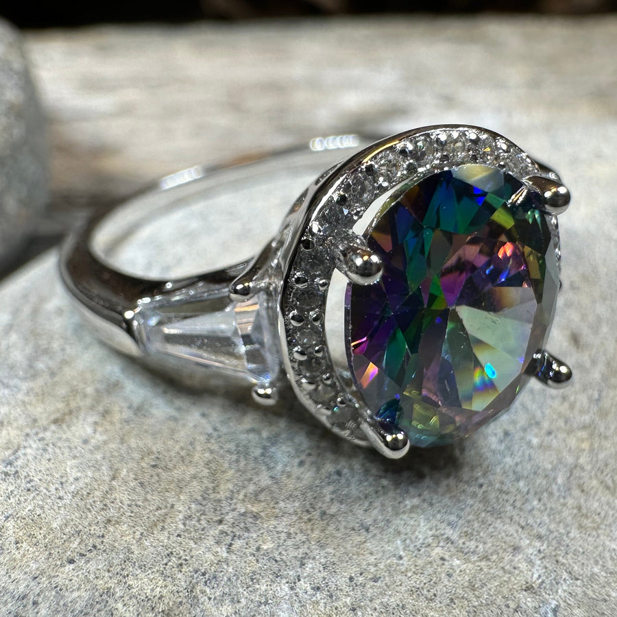Scottish Lady Celtic Ring in Sterling Silver