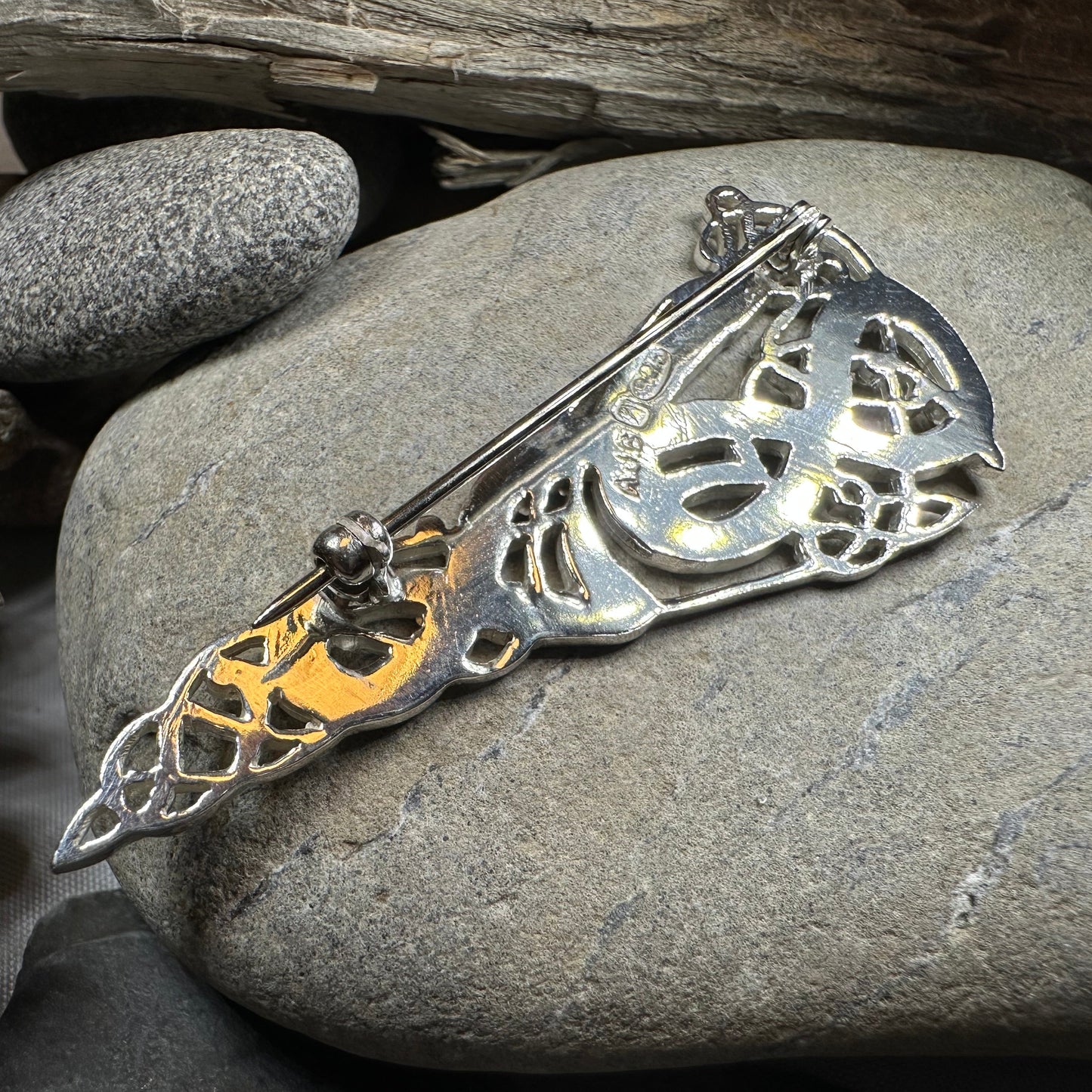 Artisan Irish Celtic Beast Brooch - Made in Ireland