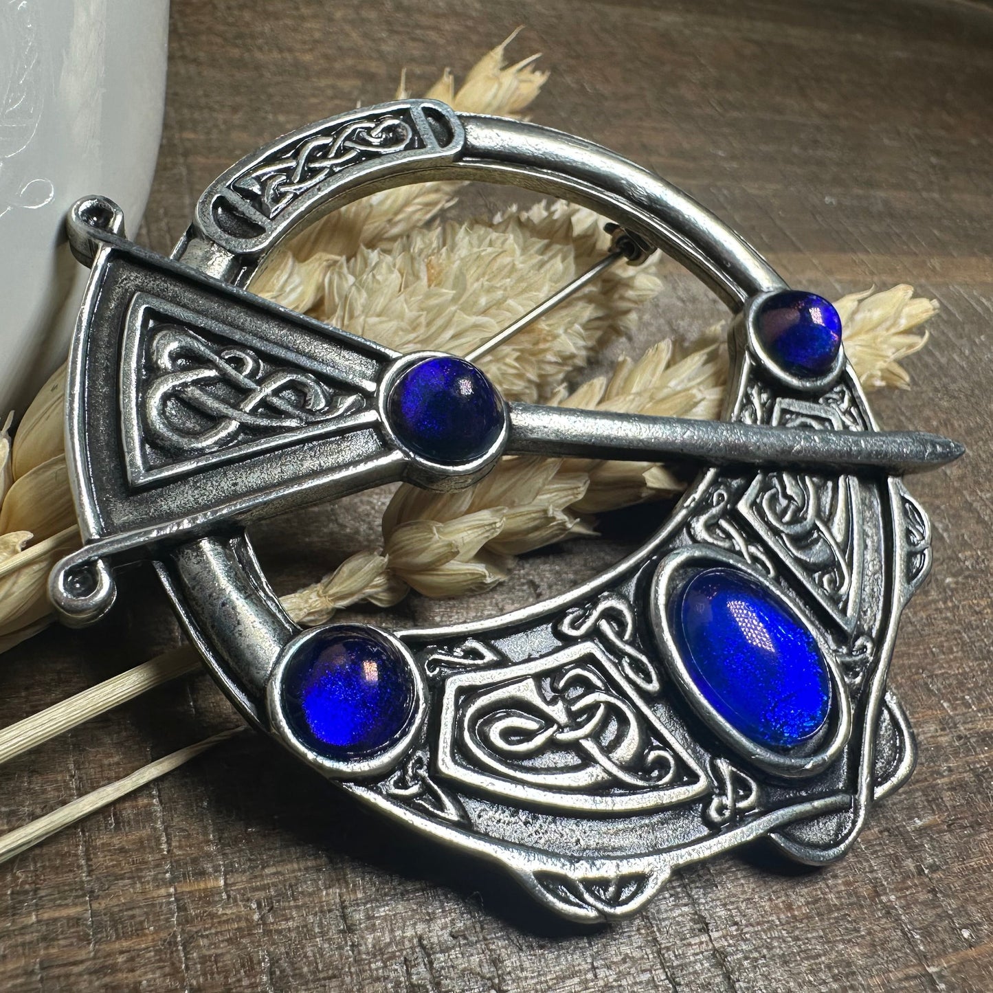 Lochdaw Celtic Penannular Brooch - Handmade in Scotland