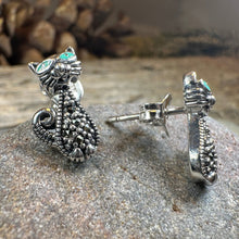 Load image into Gallery viewer, Curious Cat Stud Earrings
