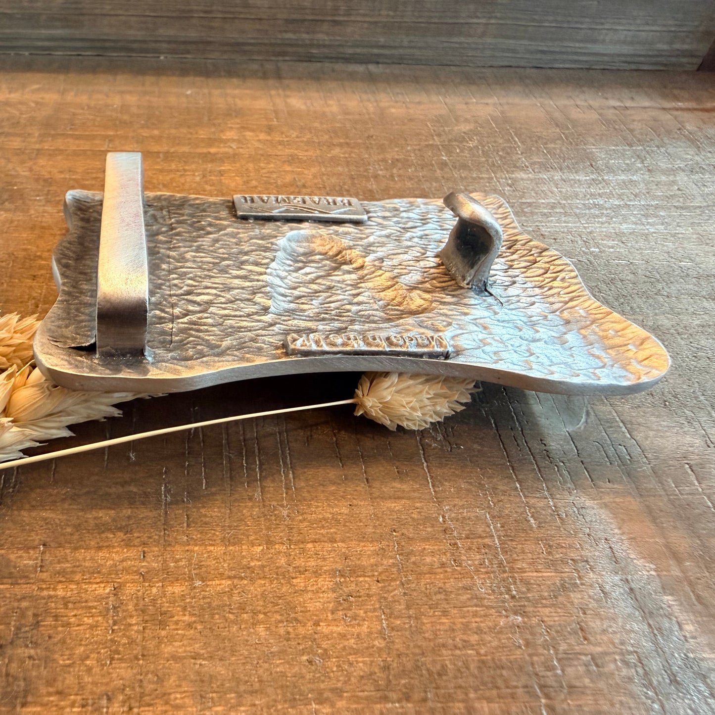 Thistle & Highland Cow Kilt Belt Buckle - Handmade in Scotland