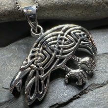 Load image into Gallery viewer, Oracle Celtic Raven Necklace
