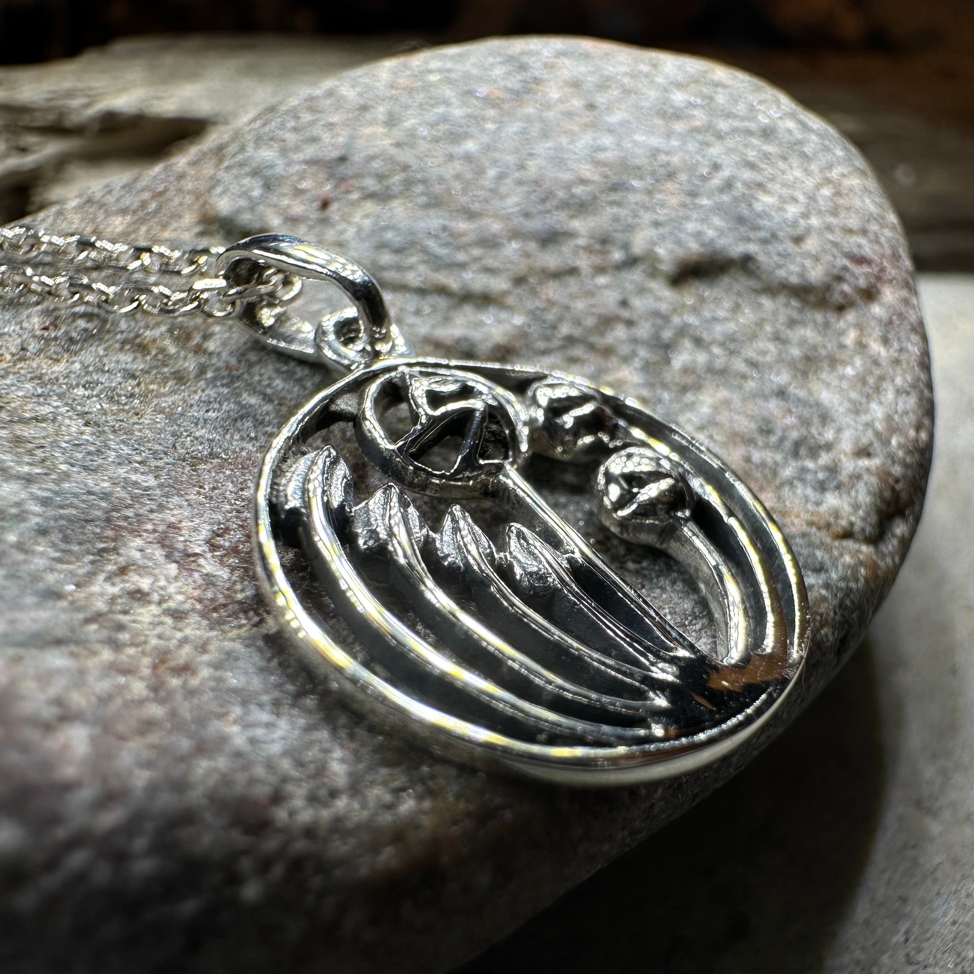 Mackintosh Rose Necklace — view 2
