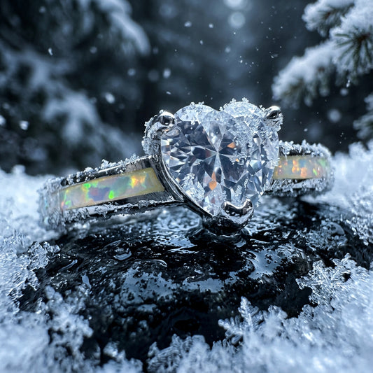 My Heart Opal Ring — view 4