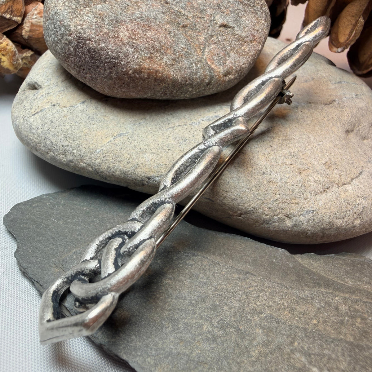 Celtic Force Kilt Pewter Kilt Pin - Handmade in Scotland