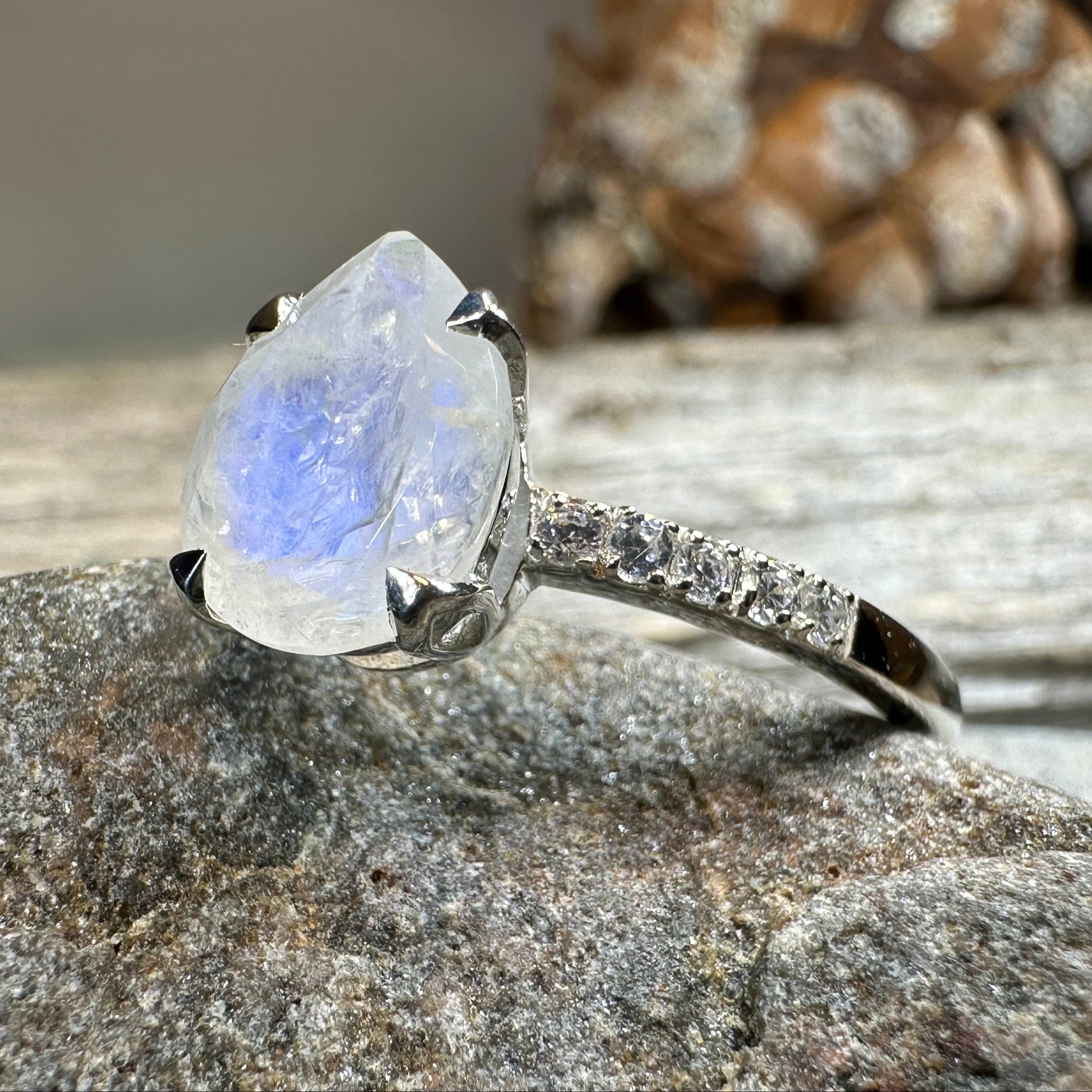 Kerrilyn Moonstone Ring — view 10