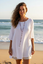 Load image into Gallery viewer, Pink Rose Y Long Necklace
