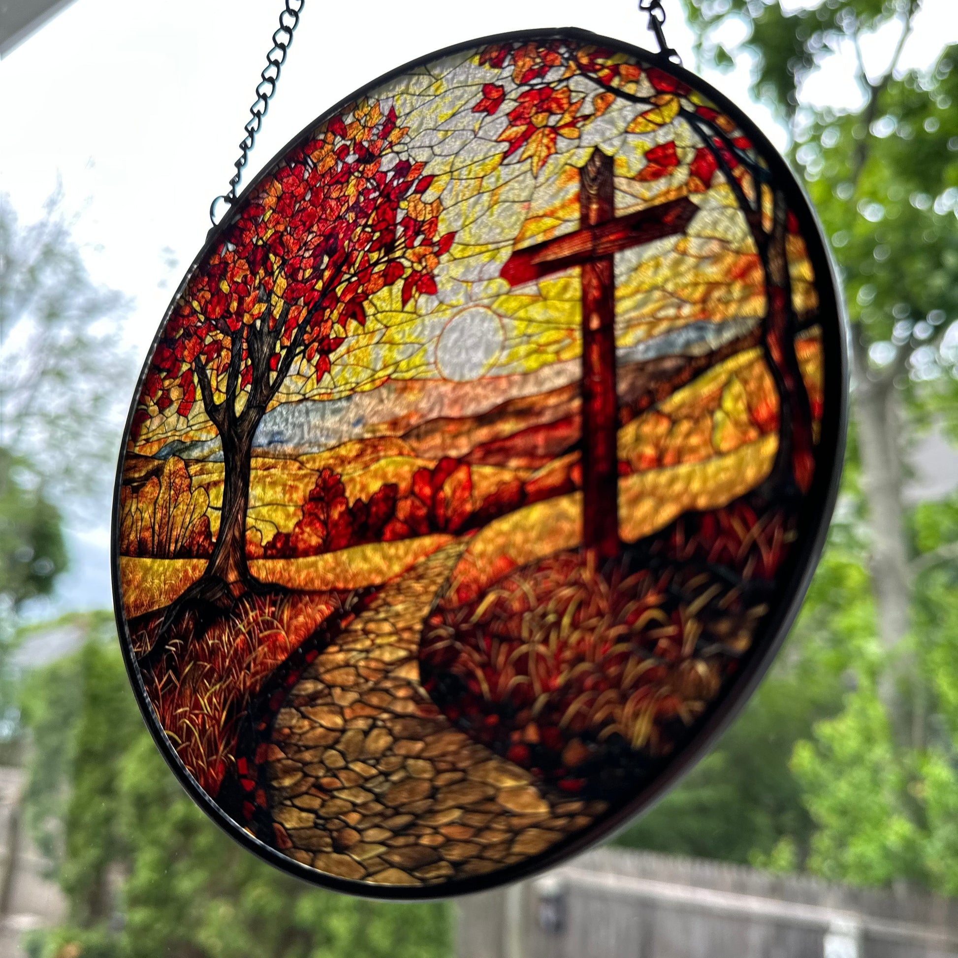 Autumn Cross Suncatcher — view 9