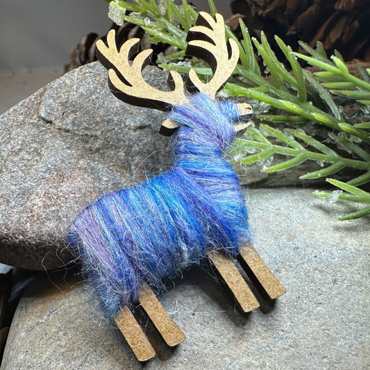 Scottish Highland Stag Scatter Pin - Handmade in Scotland — view 4