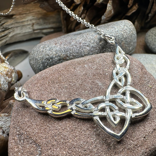 Trina Celtic Knot Necklace - Handmade in Scotland