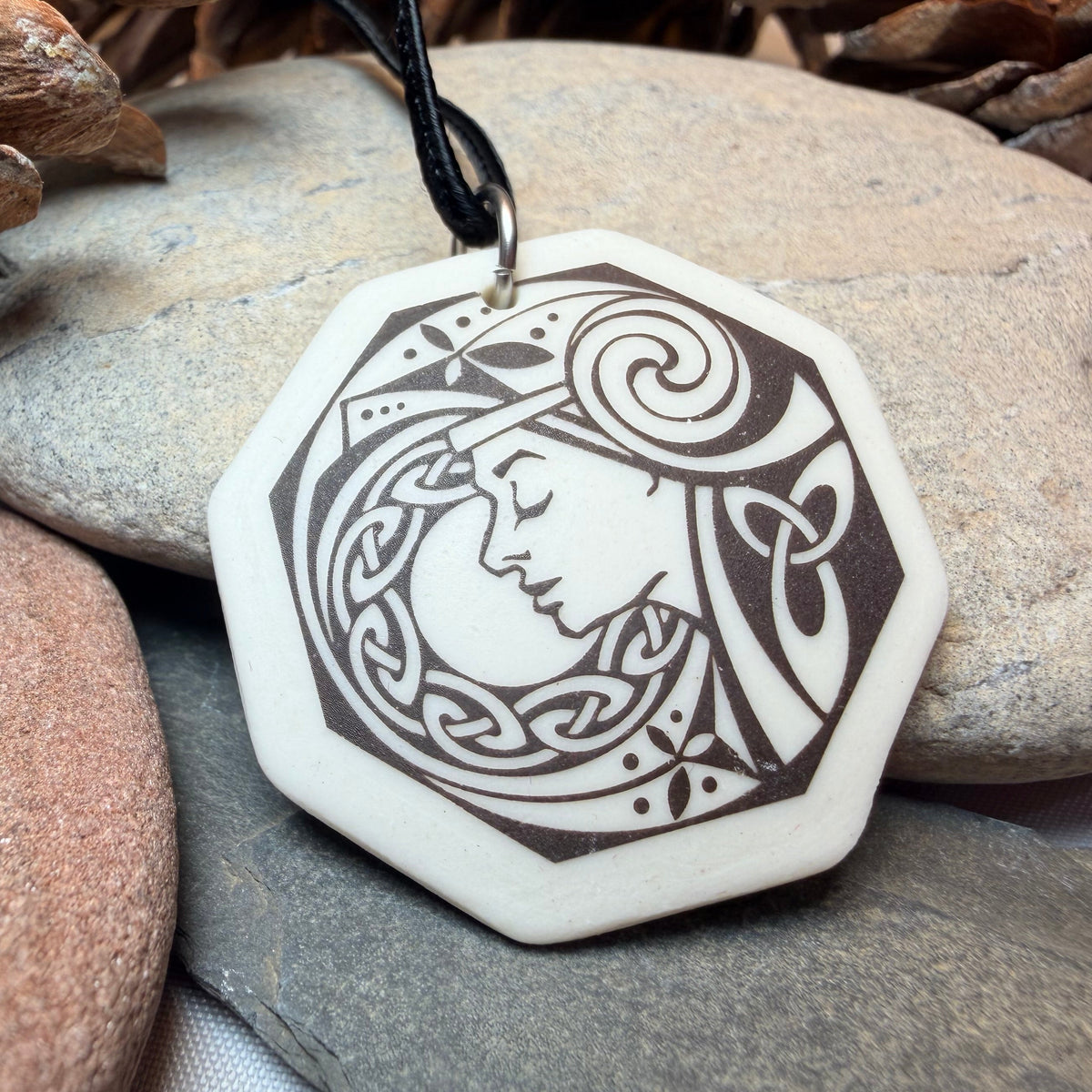 Artisan Brigantia Goddess Necklace - Handmade in the U.S.A.