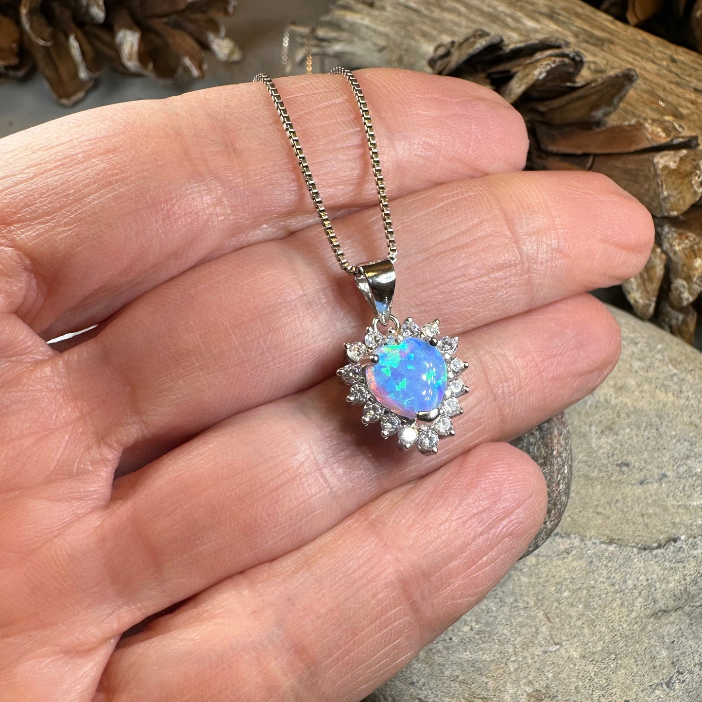 Pure at Heart Opal Necklace