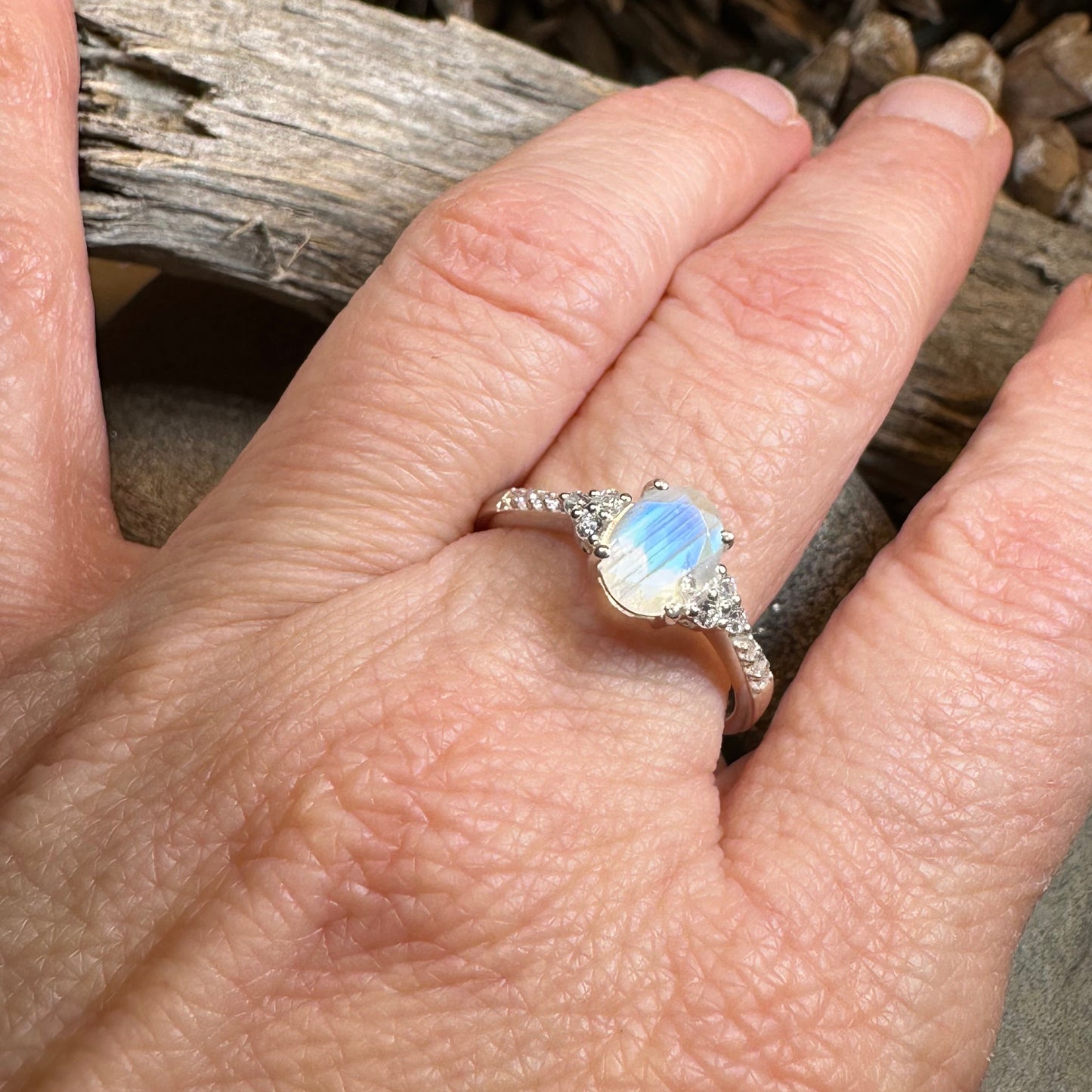 Kinsey Moonstone Ring — view 4