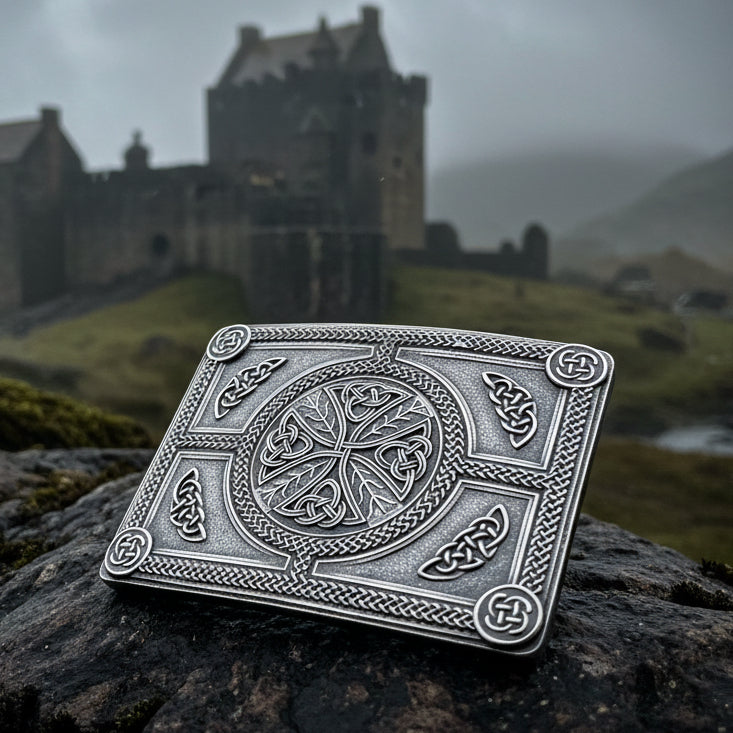 Laird Celtic Kilt Belt Buckle - Handmade in Scotland
