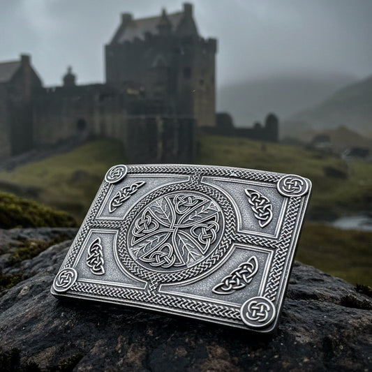 Laird Celtic Kilt Belt Buckle - Handmade in Scotland