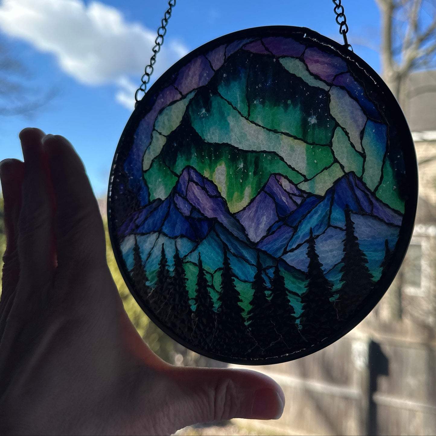 Aurora Borealis Suncatcher