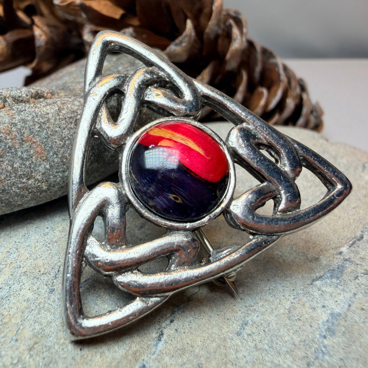 Heathergems Pictish Celtic Knot Brooch - Handmade in Scotland