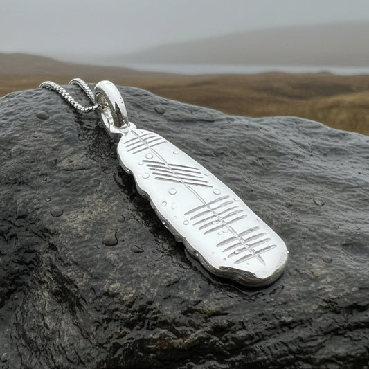 Gaelic Ireland Ogham Necklace - Made in Ireland