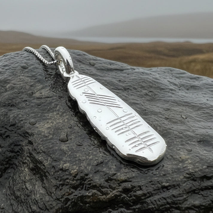 Gaelic Ireland Ogham Necklace - Made in Ireland