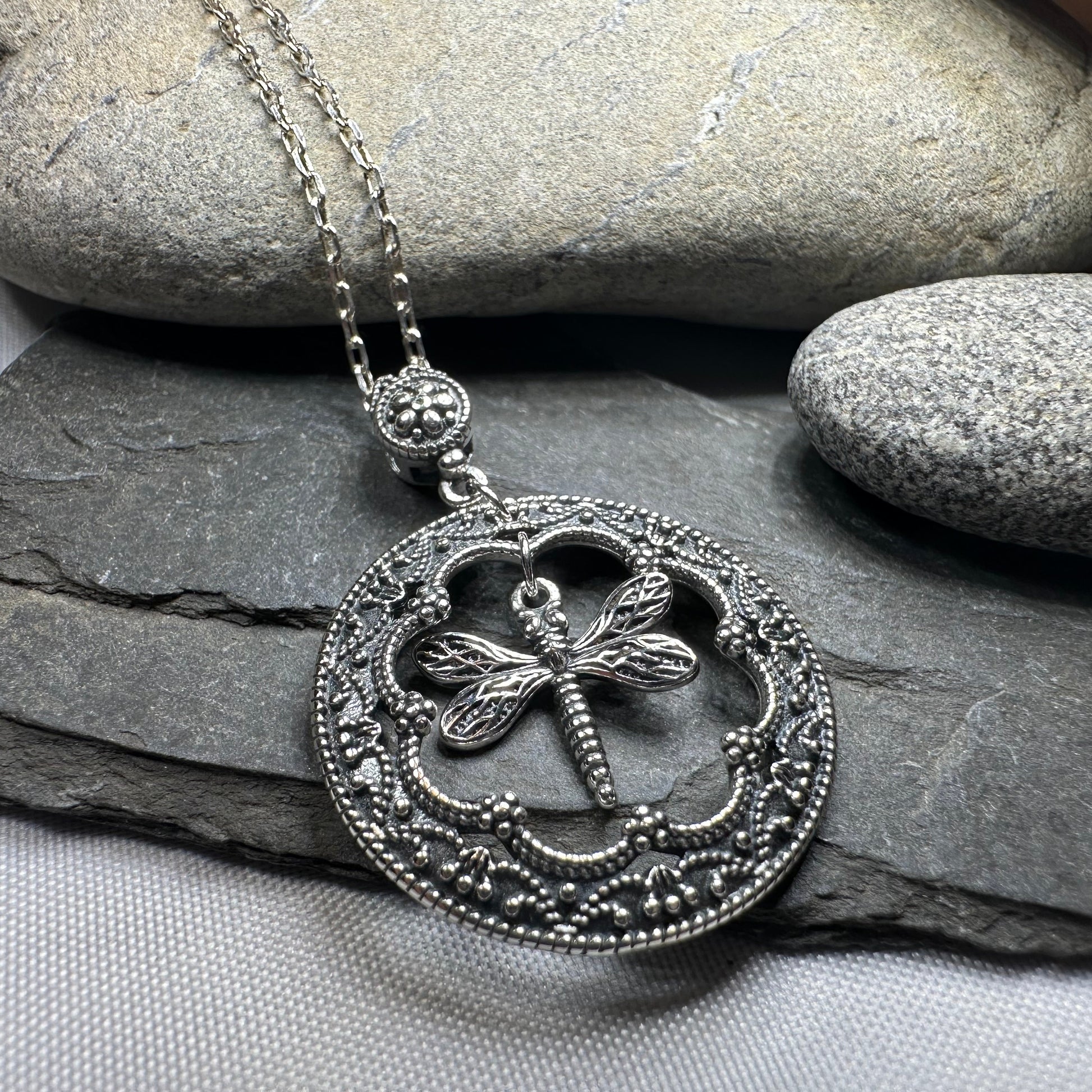 Cheerful Dragonfly Necklace for Women — view 5