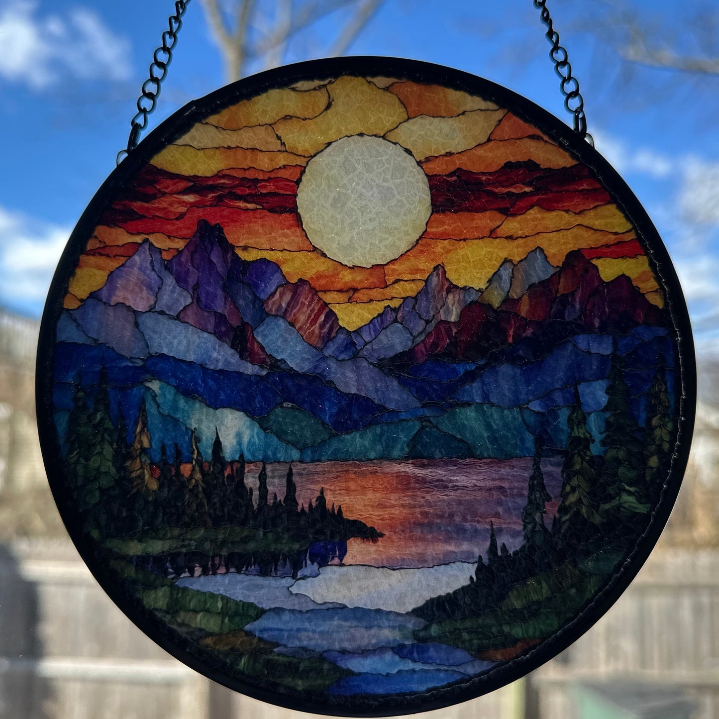 Highland Sunset Suncatcher