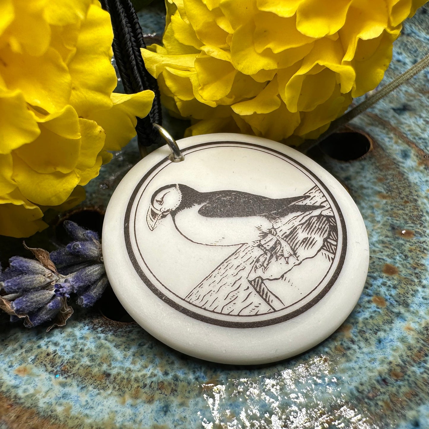 Artisan Puffin Necklace - Handmade in U.S.A.