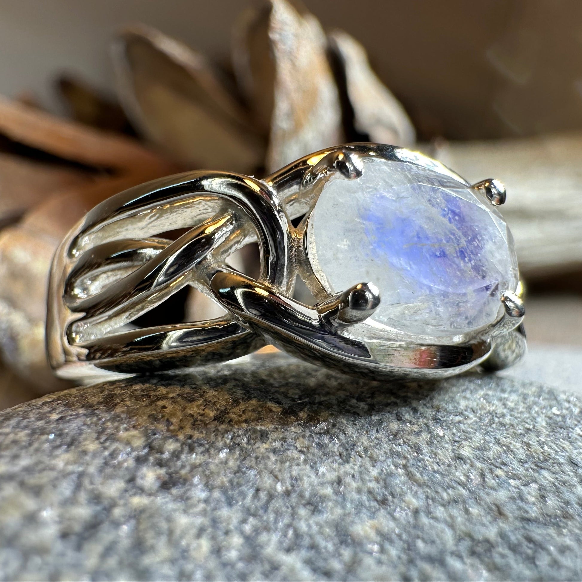 Hadlie Moonstone Ring — view 6