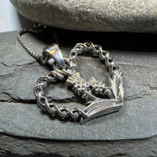 Load image into Gallery viewer, Thistle Heart Necklace
