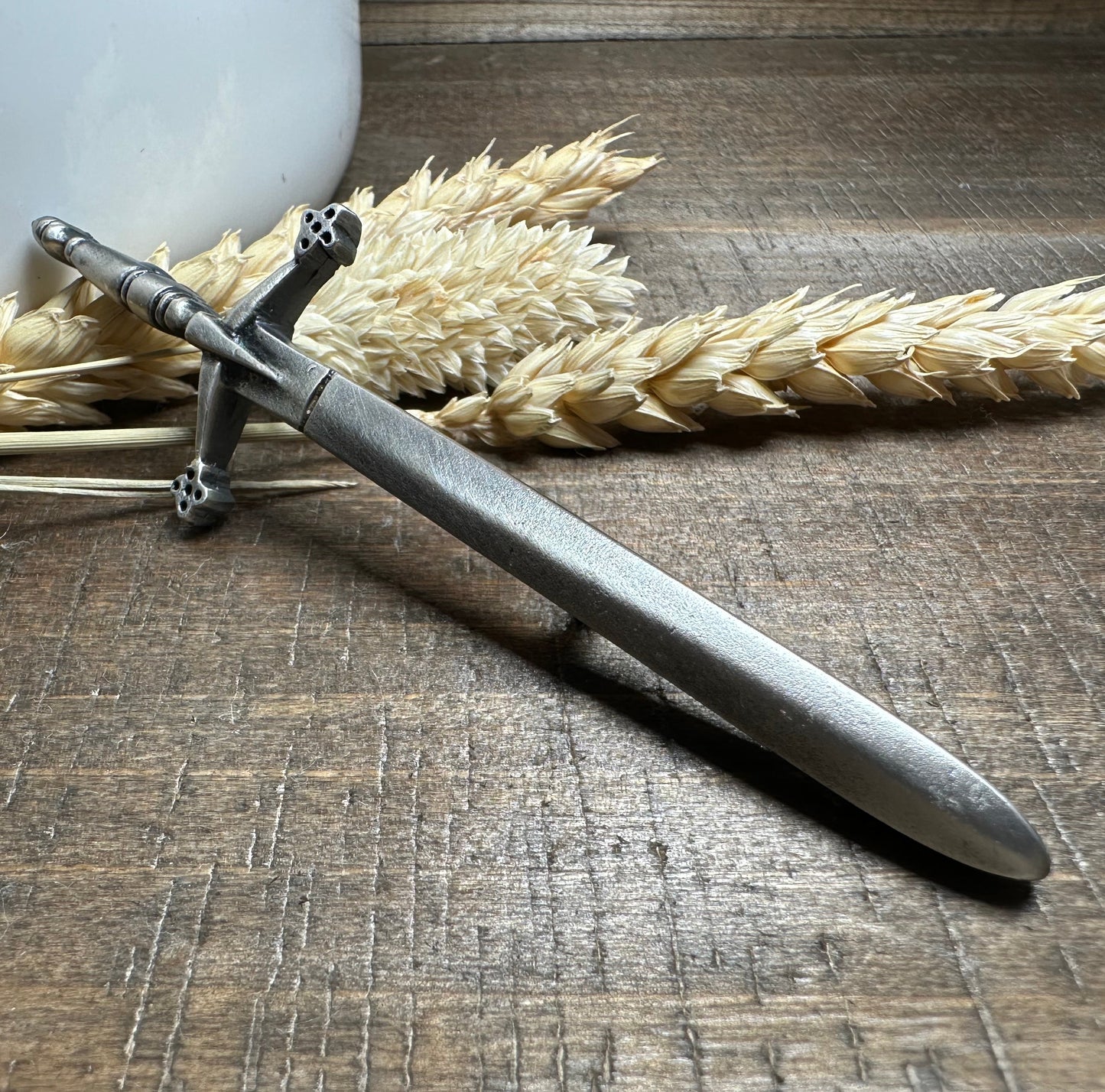 Highland Warrior Claymore Sword Kilt Pin - Handmade in Scotland
