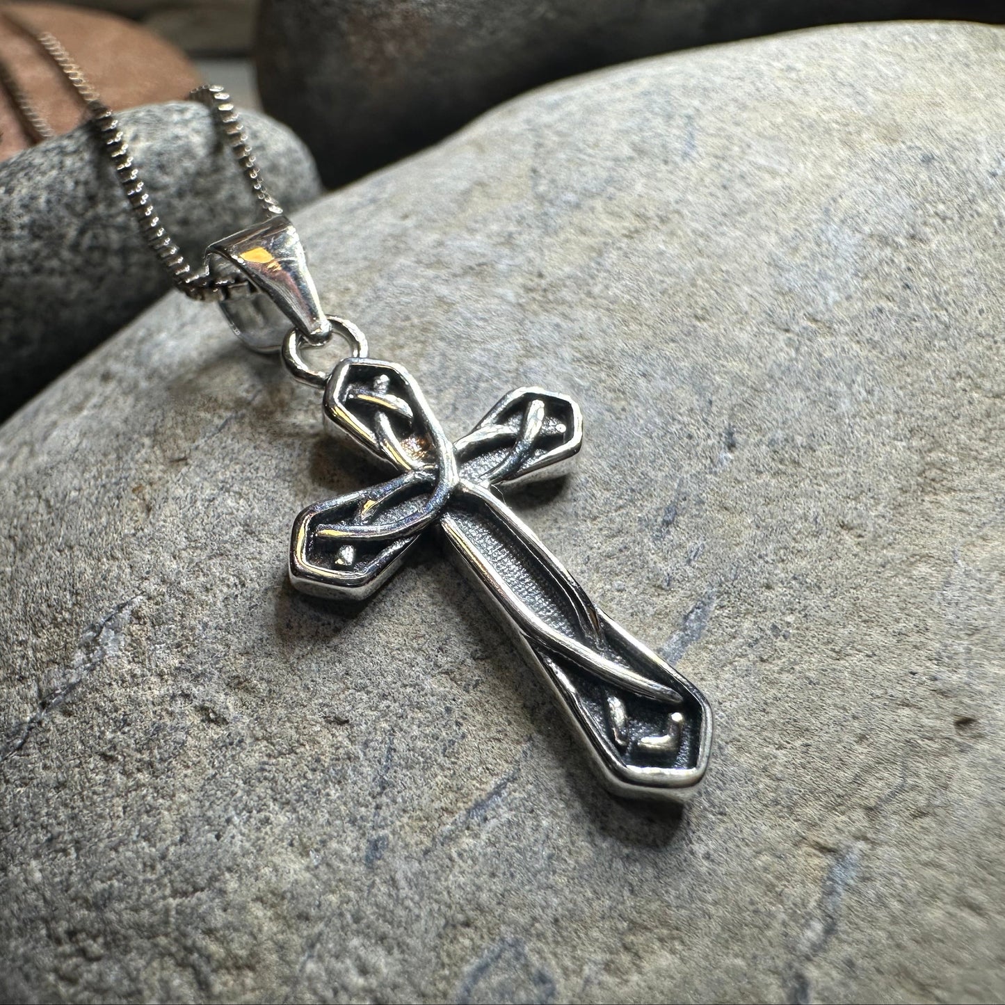 Charity Petite Celtic Cross Necklace