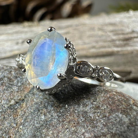 Load image into Gallery viewer, Diana Moonstone Promise Ring
