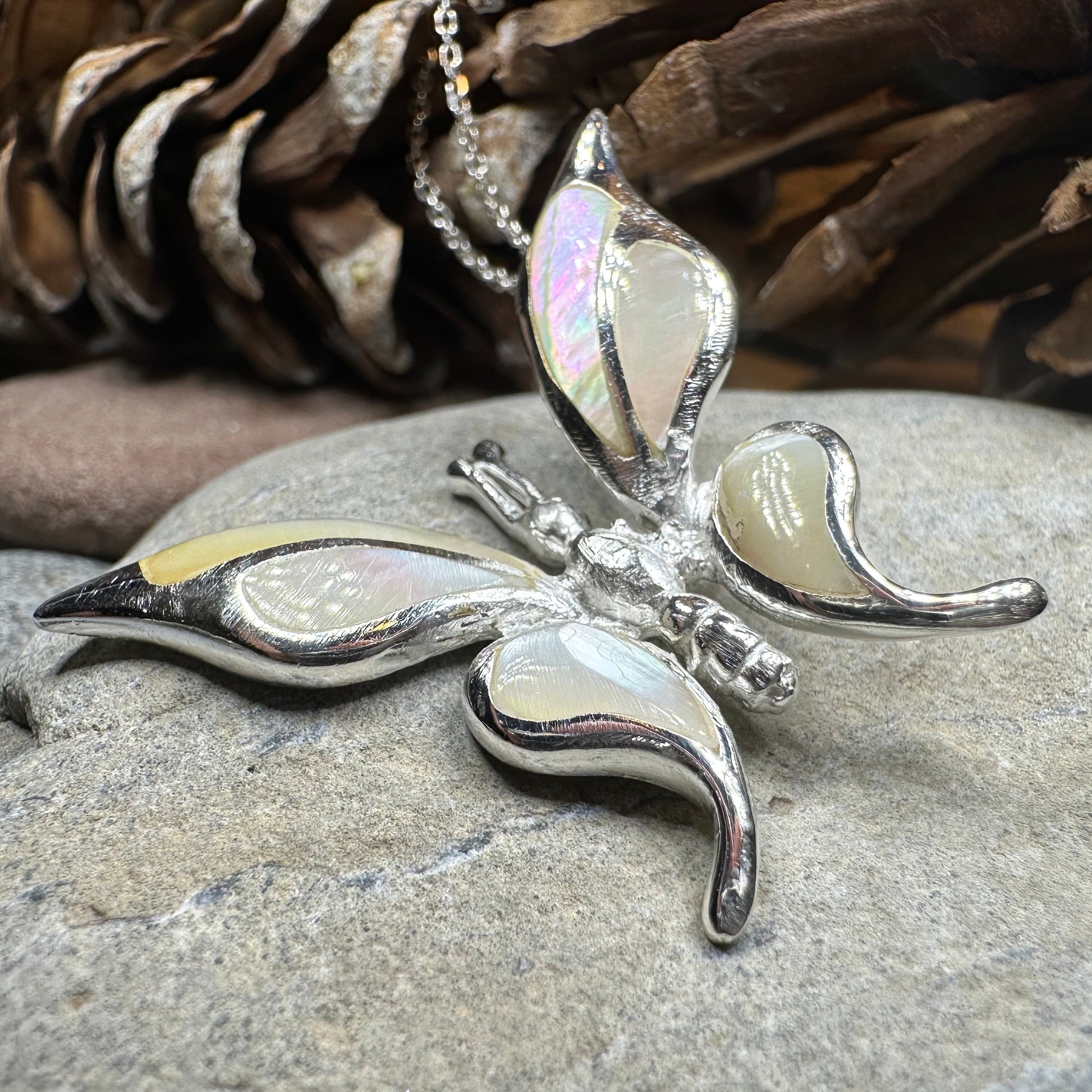 Brooke Butterfly Necklace — view 11