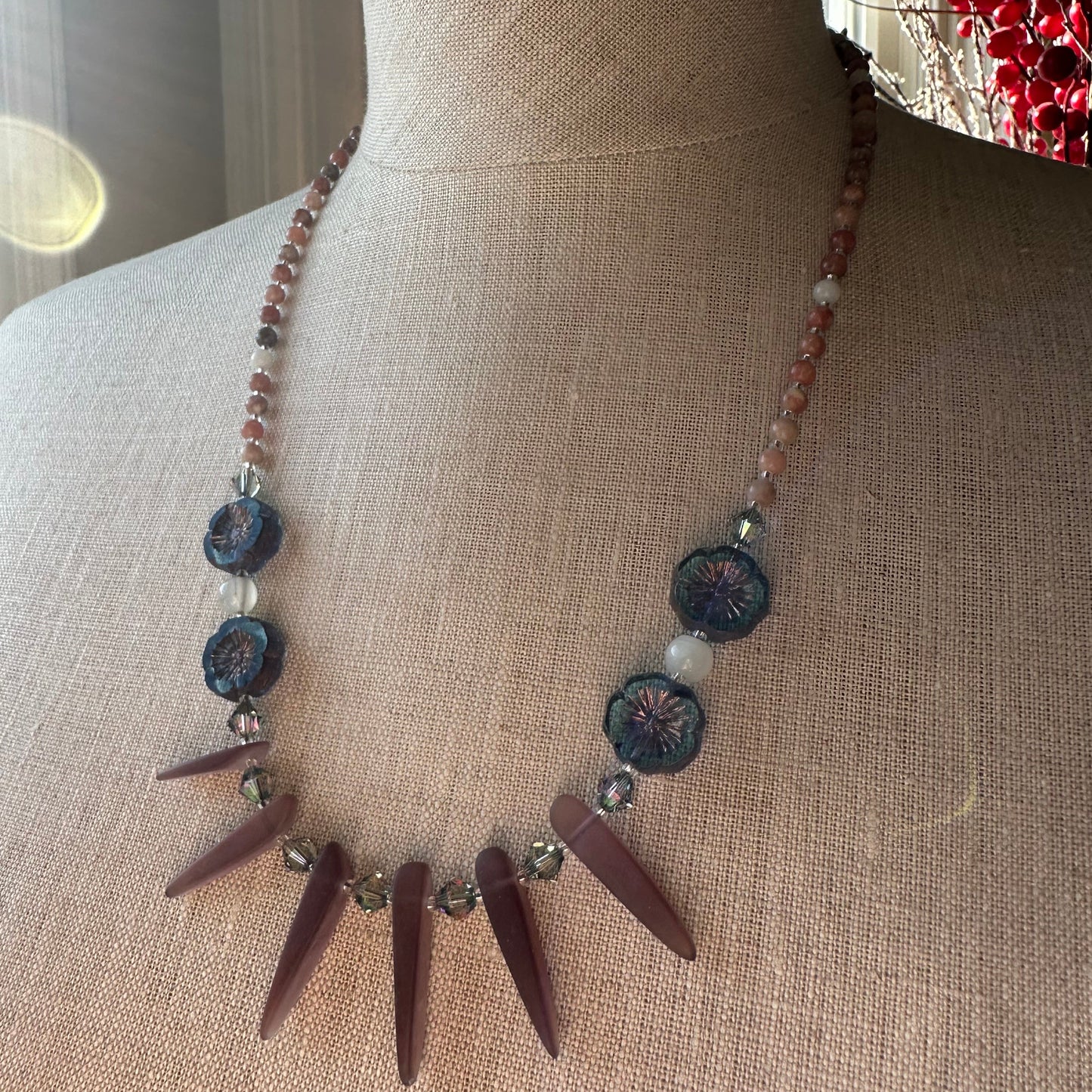 Highland Sunrise Crystal Necklace — view 4