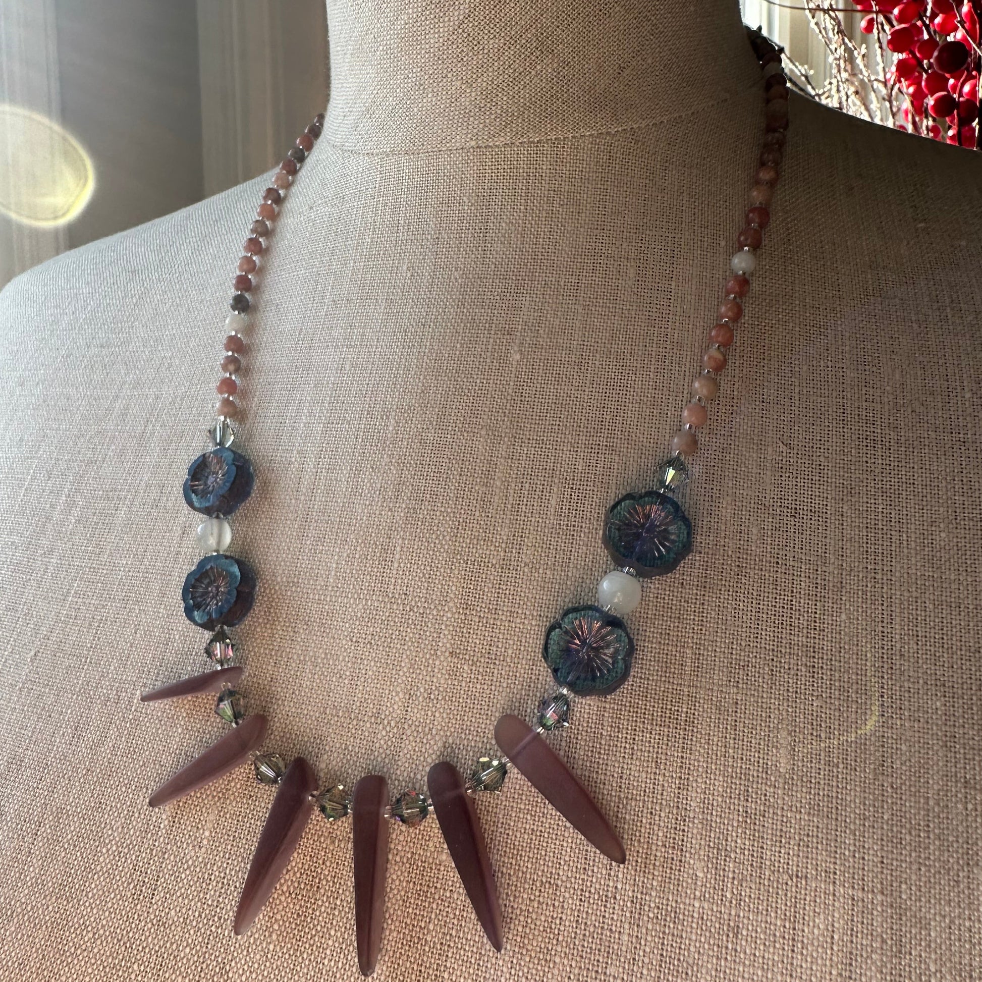 Highland Sunrise Crystal Necklace — view 4