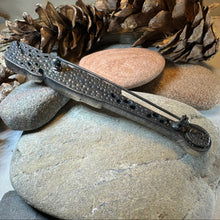 Load image into Gallery viewer, Celtic Raven Crystal Kilt Pin
