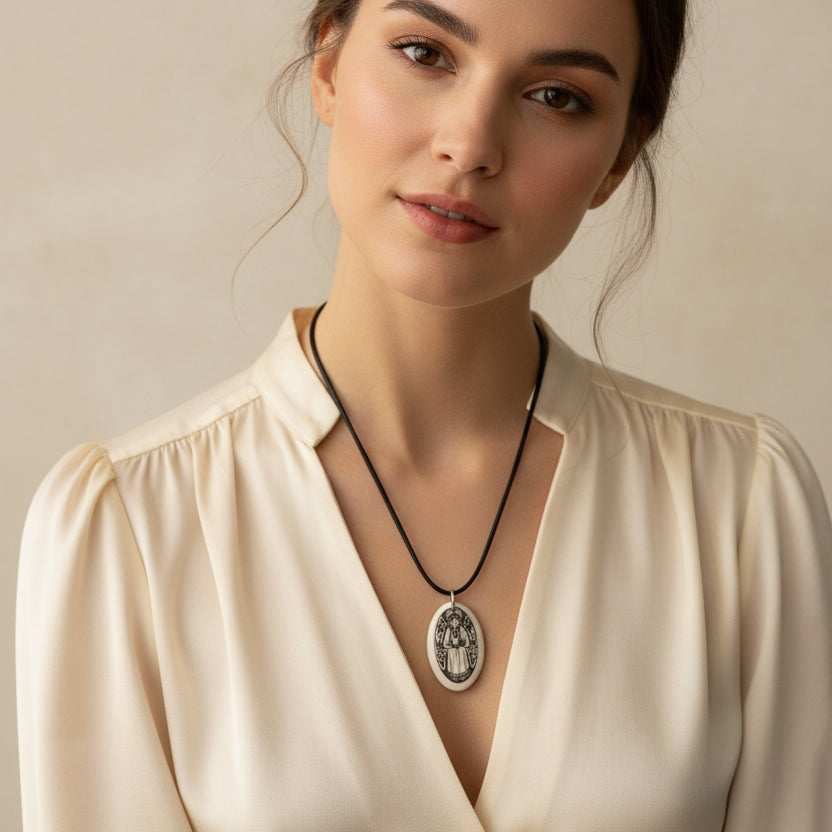 Artisan Scottish Saint Margaret Necklace - Handmade in the U.S.A.