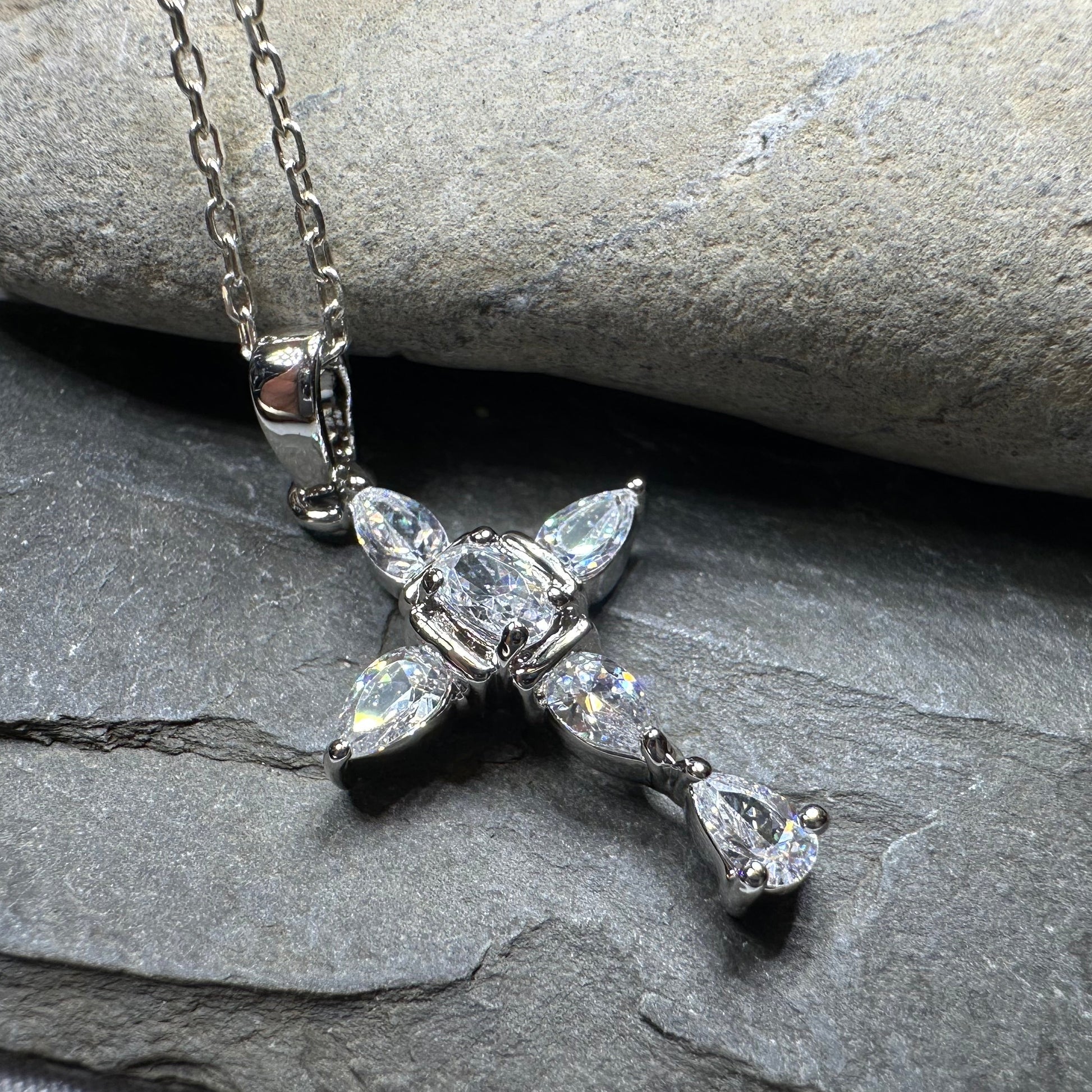 Clarice Celtic Cross Necklace — view 5