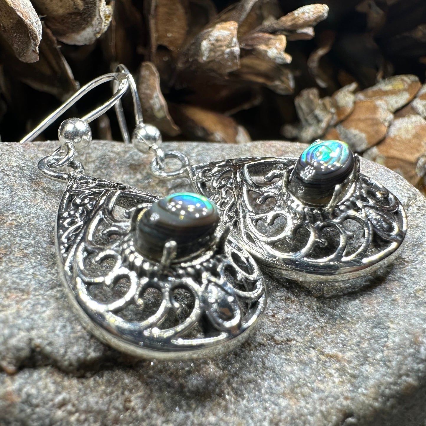 Alby Celtic Raindrop Earrings — view 10