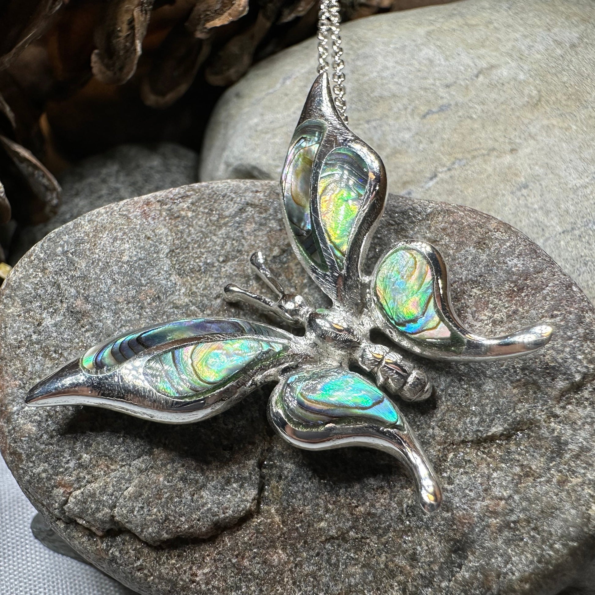 Brooke Butterfly Necklace — view 10