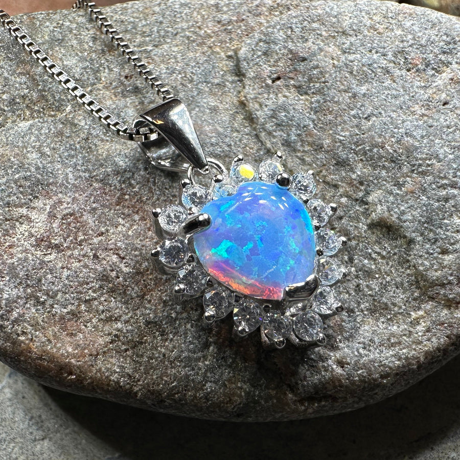 Pure at Heart Opal Necklace