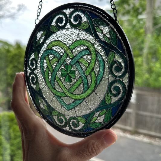 Celtic Love Knot Suncatcher