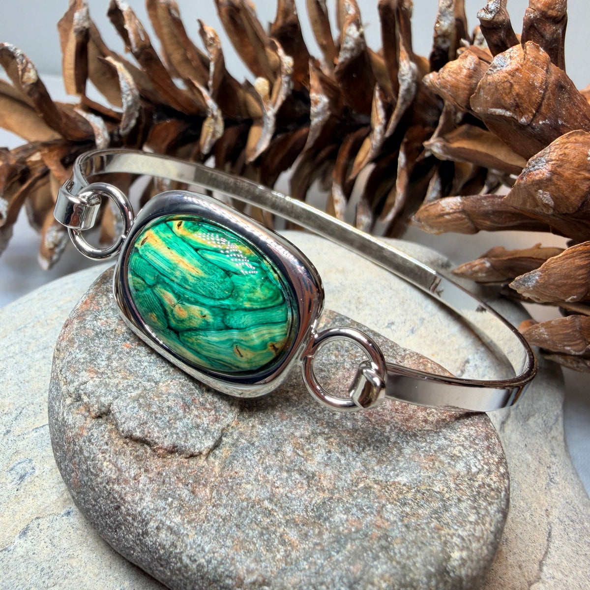 Square Scotland Heathergems Bracelet - Handmade in Scotland