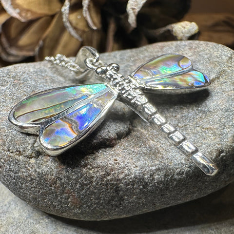 Load image into Gallery viewer, Shimmering Dragonfly Necklace
