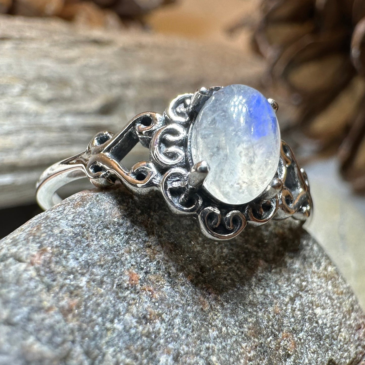 Dulciana Moonstone Ring — view 4