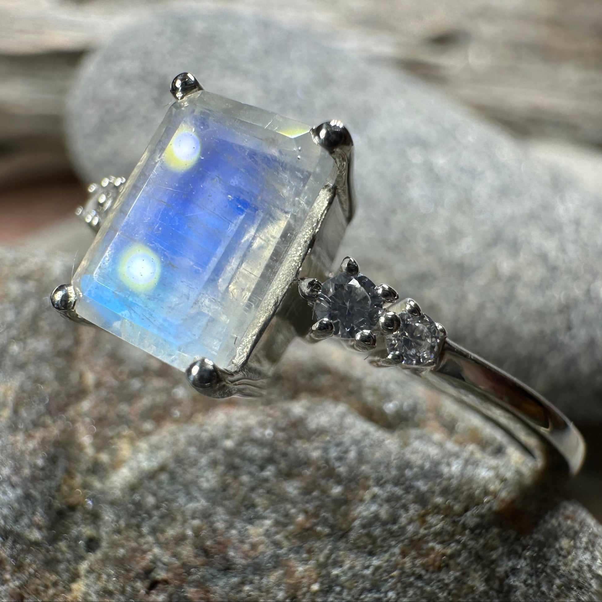 Hilaria Moonstone Ring — view 2
