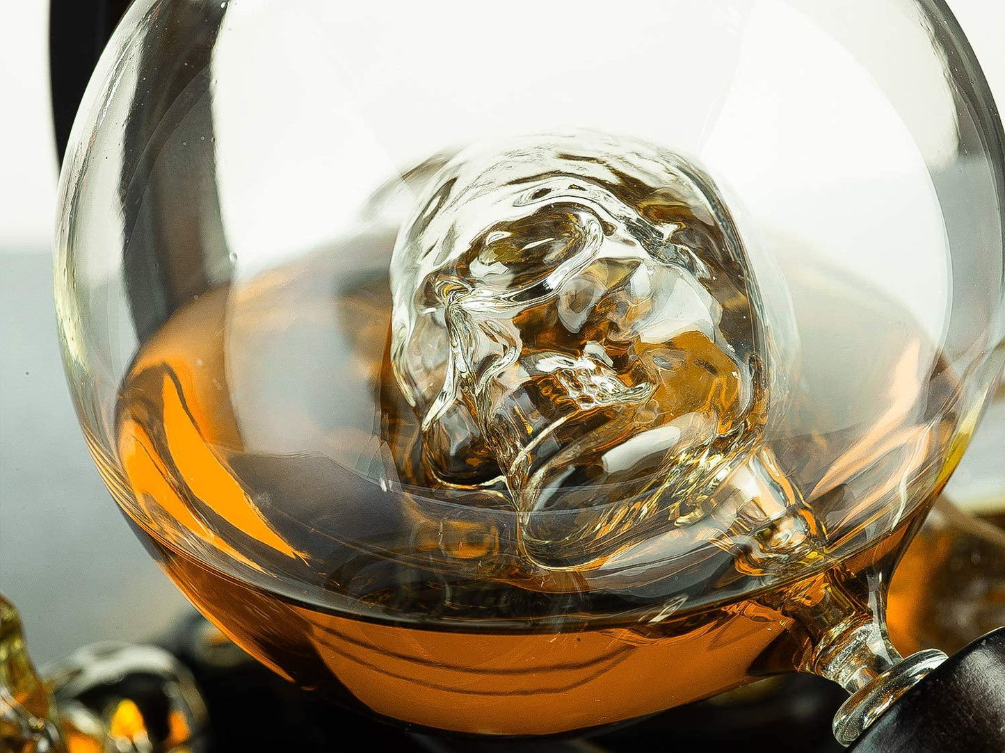Large Skull Face Decanter Premium Barware Gift