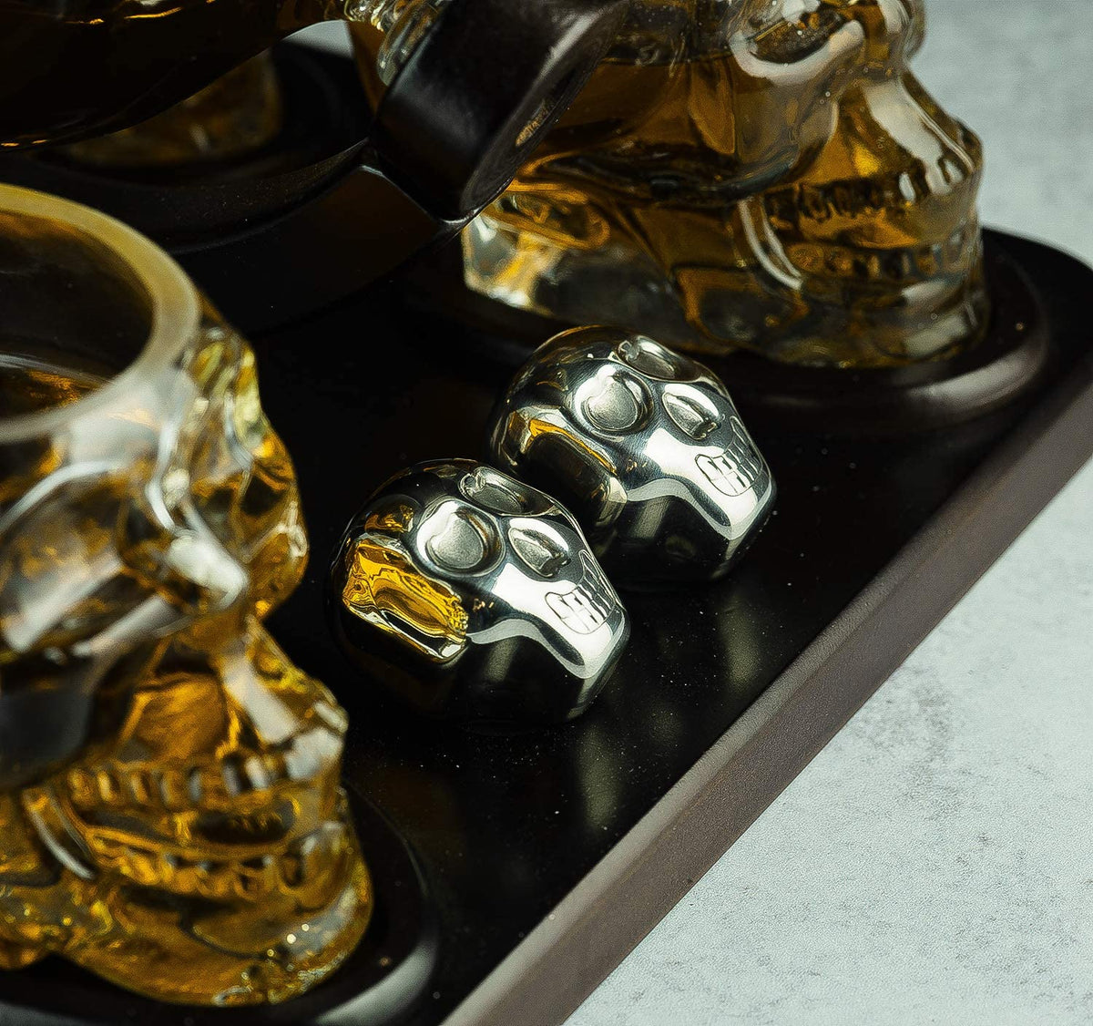 Large Skull Face Decanter Premium Barware Gift